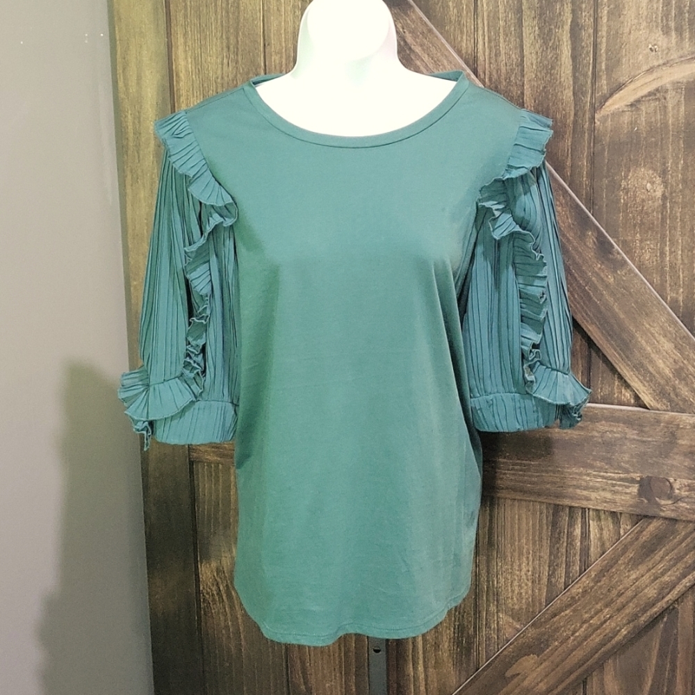 Express puff sleeve top